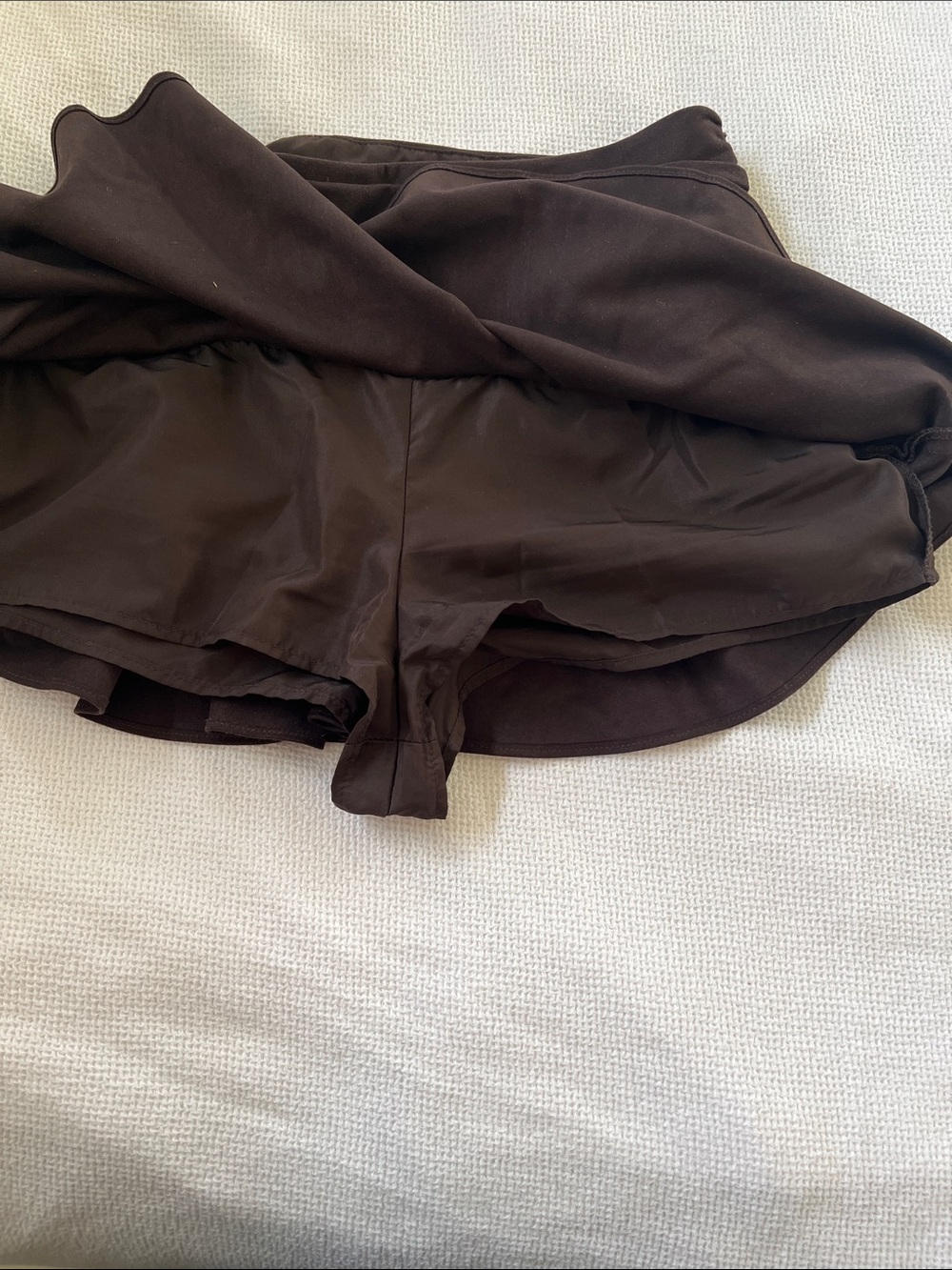 Zara Black Tiered Ruffle Mini Skirt - Picture 4 of 6